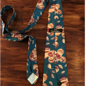 CONTESS MARA Green Floral Necktie Tie